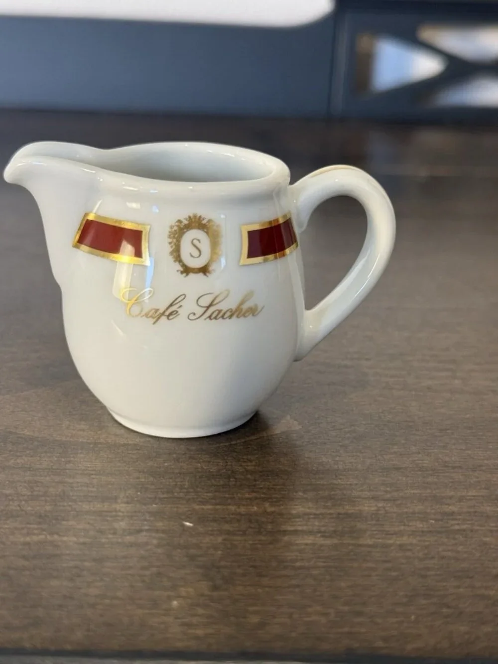 Vintage Cafe Sacher Vienna Bauscher Germany Porcelain Creamer Hotel Ware